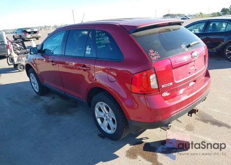 2014 Ford Edge Sel z USA, uszkodzony, nr VIN 2FMDK4JC7EBB75844